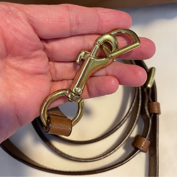 **AUTHENTIC** COACH Peyton Leather Nancy Satchel - Saddle- Dual Handle/Crossbody - Picture 9 of 15